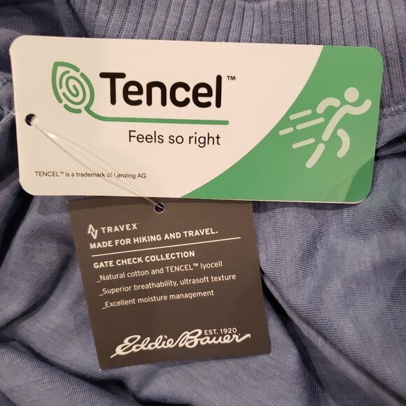 NEW Eddie Bauer Gate Check Rib-Trim Hoodie - Picture 3 of 6